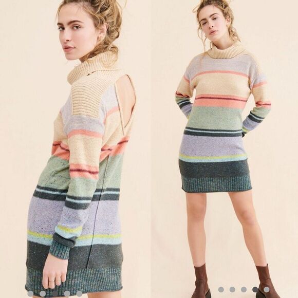 Anthropologie | Daily Practice “The Keep It Cool” Striped Sweater Dress “ - Picture 7 of 13